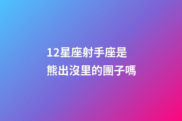 12星座射手座是熊出沒里的團子嗎-第1張-星座運勢-玄機派