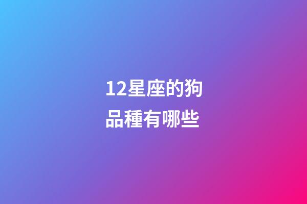 12星座的狗品種有哪些-第1張-星座運(yùn)勢-玄機(jī)派