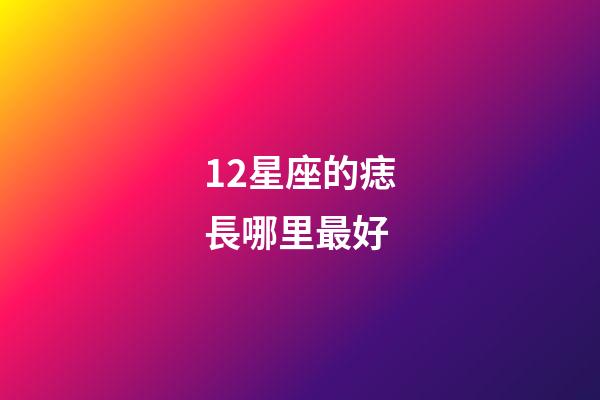 12星座的痣長哪里最好-第1張-星座運勢-玄機派