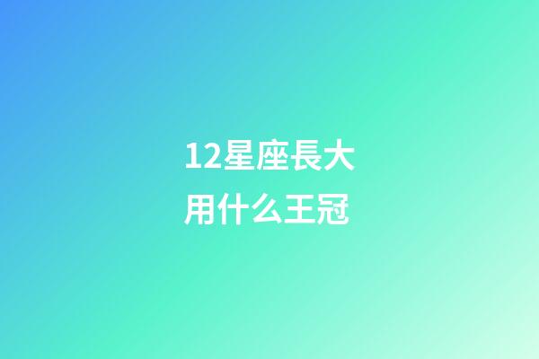 12星座長大用什么王冠-第1張-星座運勢-玄機派