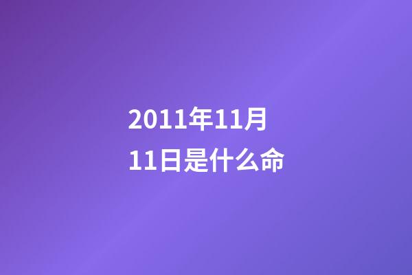 2011年11月11日是什么命(英國男孩出生于11年11月11日11點11分，11歲生日收到11份禮物)-第1張-觀點-玄機派