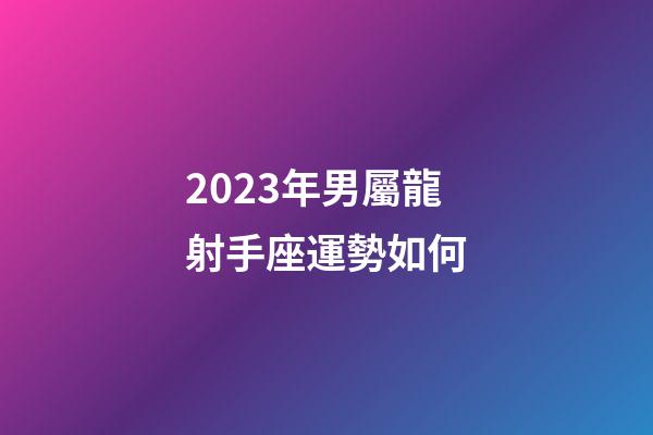 2023年男屬龍射手座運勢如何-第1張-星座運勢-玄機派