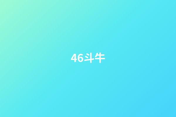 46.斗牛