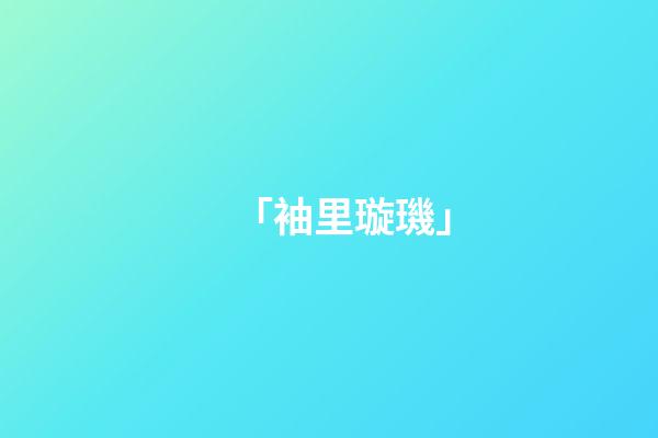 「袖里璇璣」