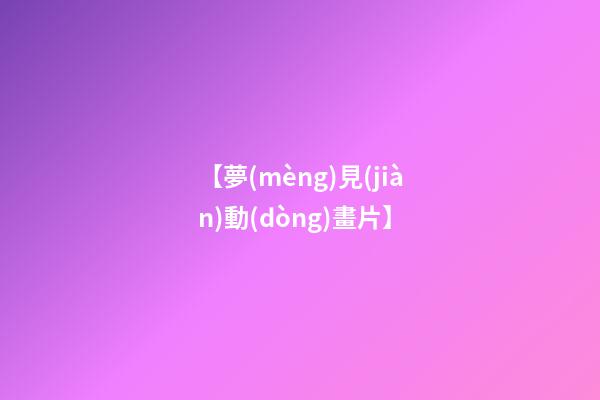 【夢(mèng)見(jiàn)動(dòng)畫片】