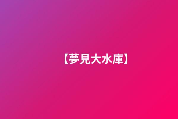 【夢見大水庫】