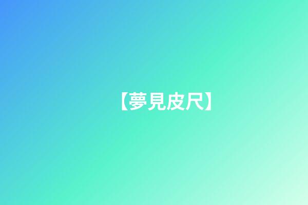 【夢見皮尺】
