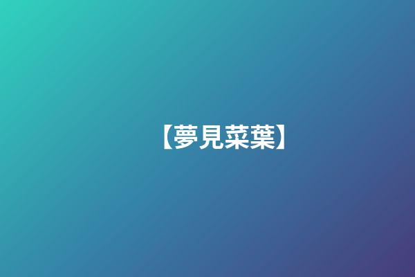 【夢見菜葉】