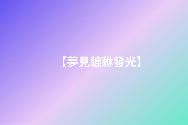 【夢見貔貅發光】
