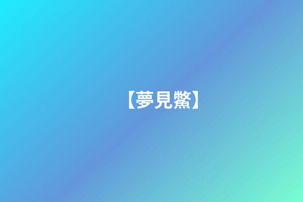【夢見鱉】