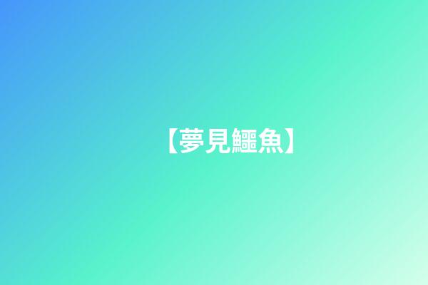【夢見鱷魚】