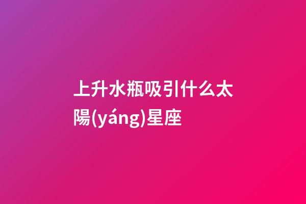 上升水瓶吸引什么太陽(yáng)星座-第1張-星座運(yùn)勢(shì)-玄機(jī)派