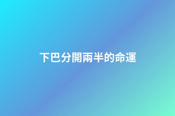 下巴分開兩半的命運(令黃曉明都無比心動的下巴，看看你有沒有？)-第1張-觀點-玄機派