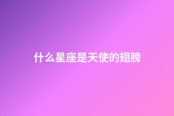 什么星座是天使的翅膀-第1張-星座運勢-玄機派