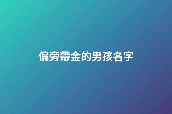 偏旁帶金的男孩名字(帶金旁好聽的男孩名字)-第1張-男孩起名-玄機派