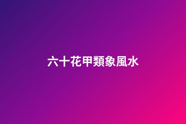 六十花甲類象風水