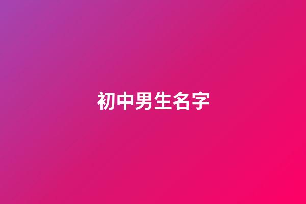 初中男生名字(初中男生名字帶宇)-第1張-男孩起名-玄機派