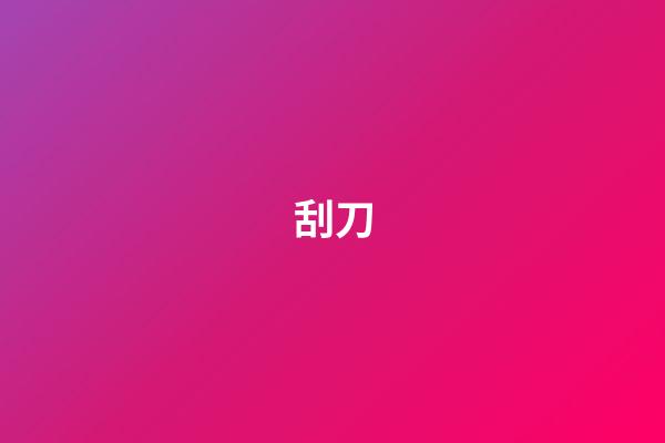 刮刀