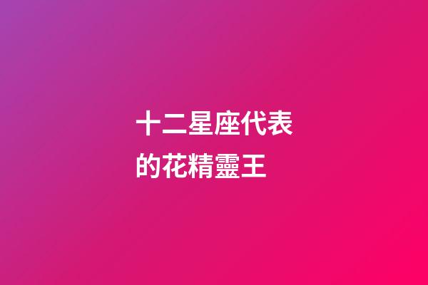 十二星座代表的花精靈王-第1張-星座運(yùn)勢(shì)-玄機(jī)派