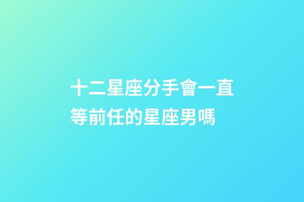 十二星座分手會一直等前任的星座男嗎-第1張-星座運勢-玄機派