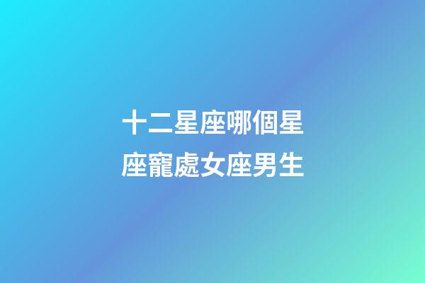十二星座哪個星座寵處女座男生-第1張-星座運勢-玄機派