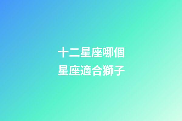 十二星座哪個星座適合獅子-第1張-星座運勢-玄機派
