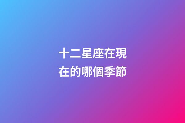 十二星座在現在的哪個季節-第1張-星座運勢-玄機派