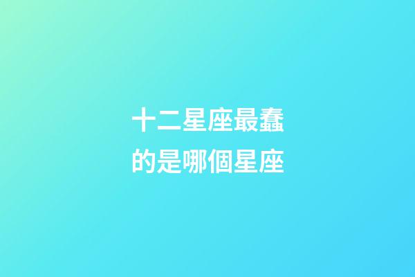 十二星座最蠢的是哪個星座-第1張-星座運勢-玄機派