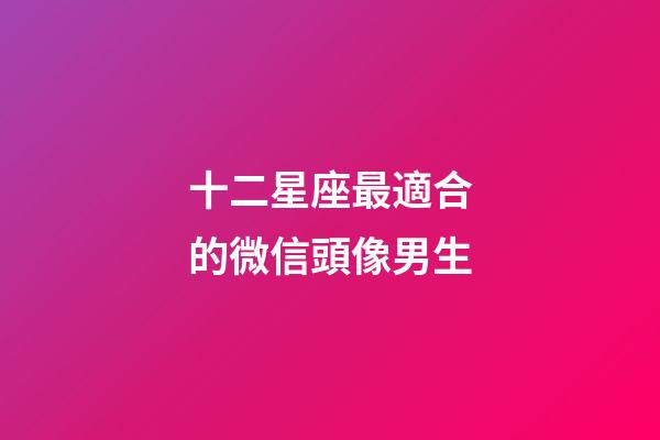 十二星座最適合的微信頭像男生-第1張-星座運勢-玄機派