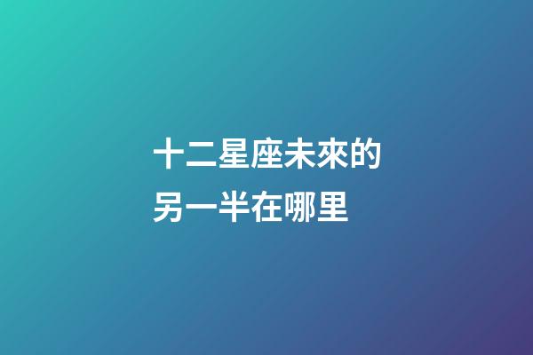 十二星座未來的另一半在哪里-第1張-星座運勢-玄機派