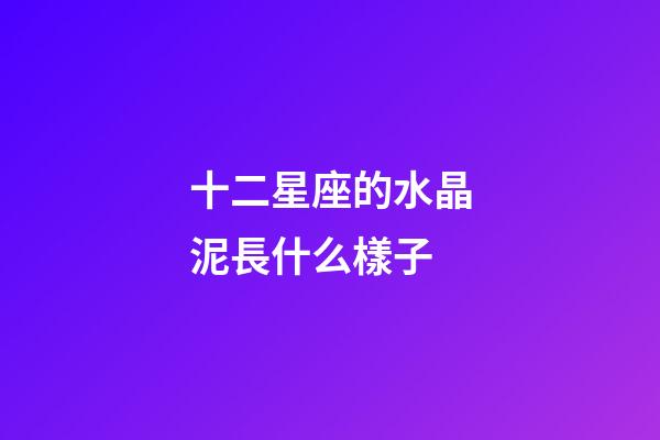 十二星座的水晶泥長什么樣子-第1張-星座運勢-玄機派