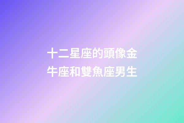 十二星座的頭像金牛座和雙魚座男生-第1張-星座運勢-玄機派
