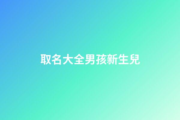 取名大全男孩新生兒(新生男兒取名字)-第1張-男孩起名-玄機派