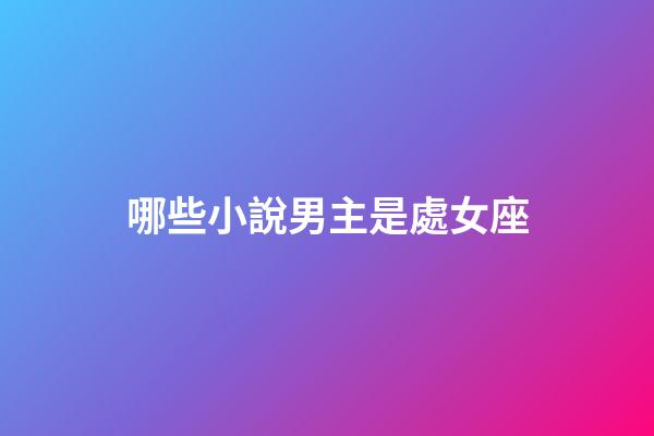 哪些小說男主是處女座-第1張-星座運勢-玄機派