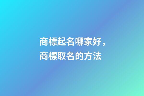 商標起名哪家好，商標取名的方法-第1張-商標起名-玄機派