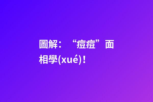 圖解：“痘痘”面相學(xué)！