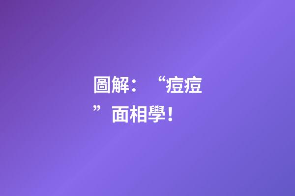 圖解：“痘痘”面相學！