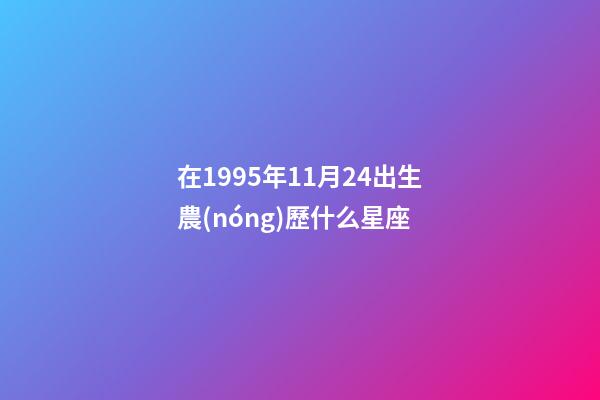 在1995年11月24出生農(nóng)歷什么星座-第1張-星座運勢-玄機派