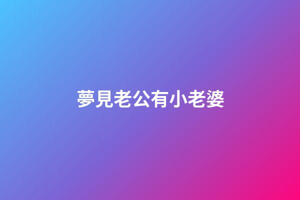 夢見老公有小老婆