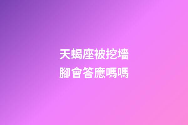 天蝎座被挖墻腳會答應嗎嗎-第1張-星座運勢-玄機派