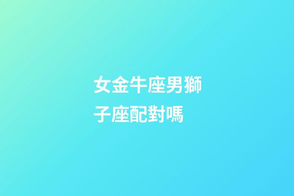 女金牛座男獅子座配對嗎-第1張-星座運勢-玄機派