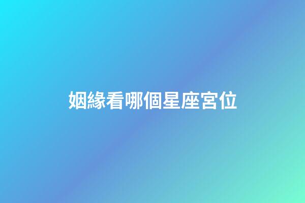 姻緣看哪個星座宮位-第1張-星座運勢-玄機派