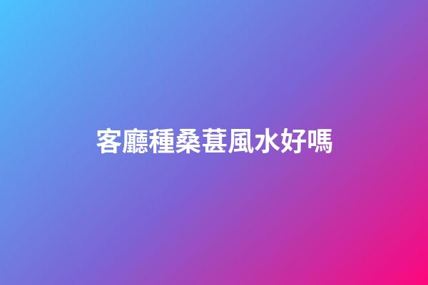 客廳種桑葚風水好嗎