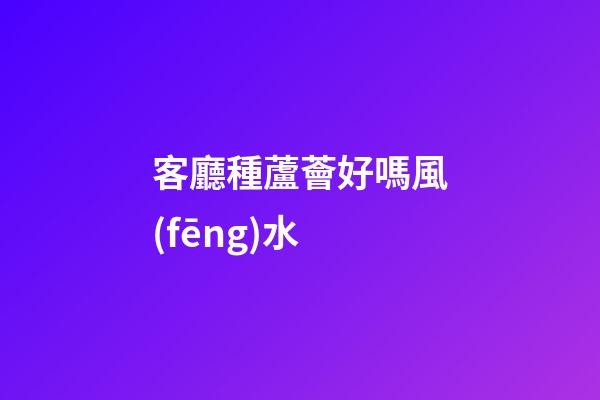 客廳種蘆薈好嗎風(fēng)水