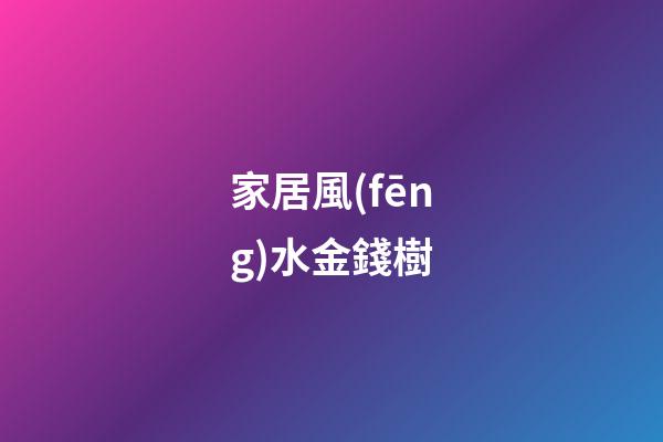家居風(fēng)水金錢樹