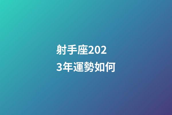 射手座2023年運勢如何-第1張-星座運勢-玄機派