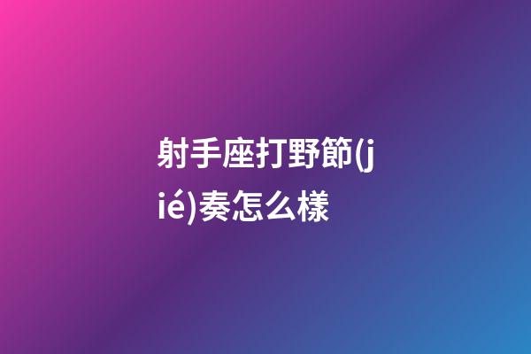 射手座打野節(jié)奏怎么樣-第1張-星座運(yùn)勢(shì)-玄機(jī)派