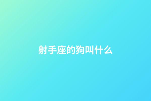 射手座的狗叫什么-第1張-星座運勢-玄機派