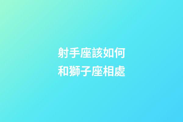 射手座該如何和獅子座相處-第1張-星座運(yùn)勢-玄機(jī)派