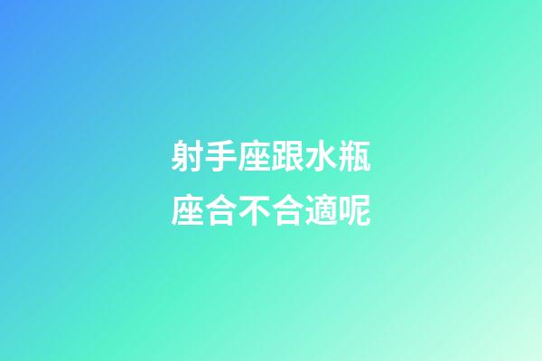 射手座跟水瓶座合不合適呢-第1張-星座運勢-玄機派